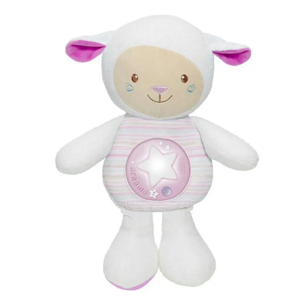 Chicco Lullaby Sheep Baby Toy/Night light w/Voice Recorder/Sound Sensor 0m+ Pink