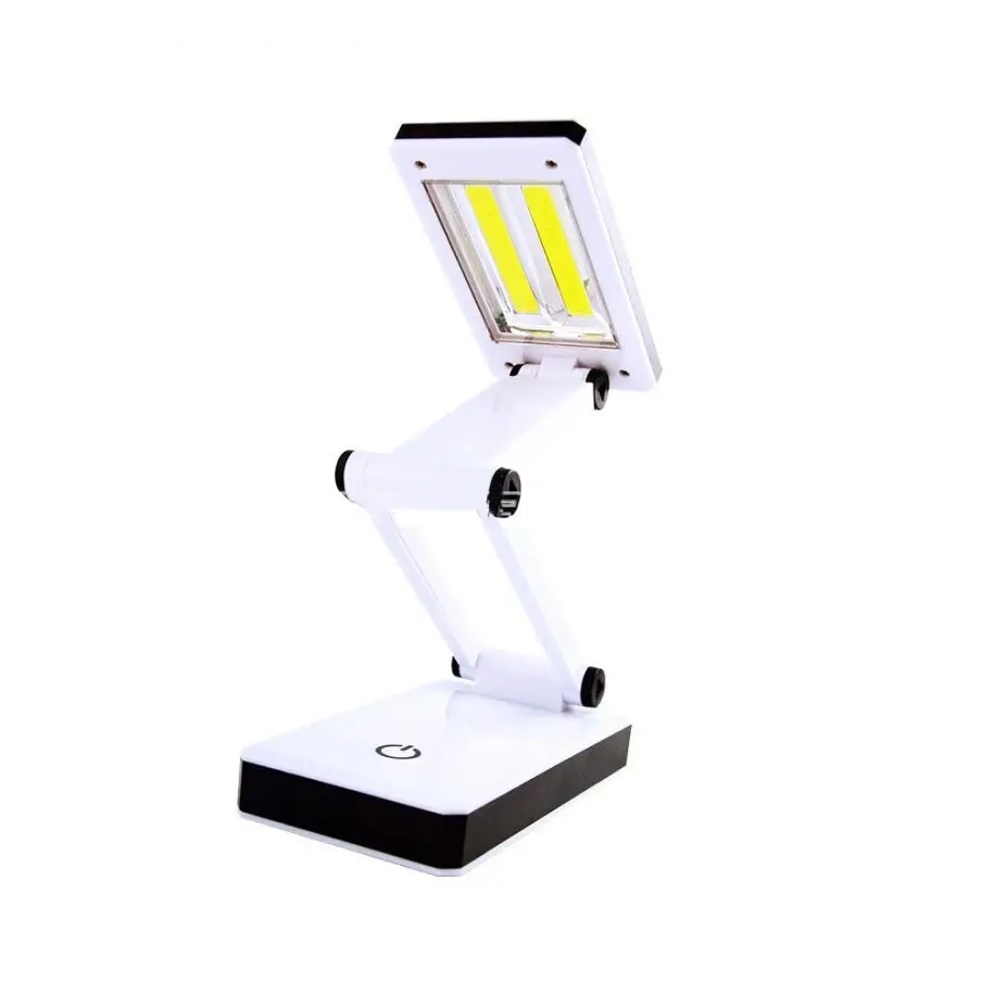 UltraCharge 13.3cm Extendable Desktop Light 3W COB Night Desk/Table Lamp White