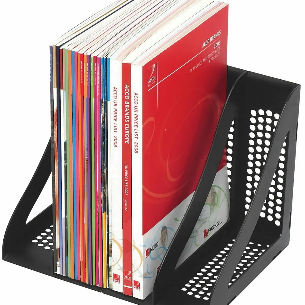 4pc Marbig Enviro Modular Magazine/Folder Storage Rack/Shelf Bookcase Organiser