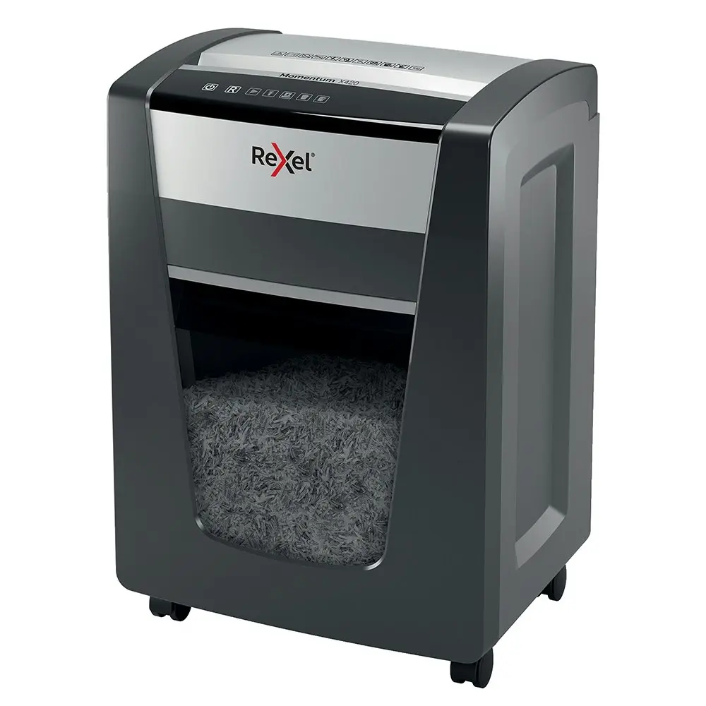 Rexel Momentum X420 Office/Home 30L Cross Cut Shredder A4 Paper 20 Sheets Cutter