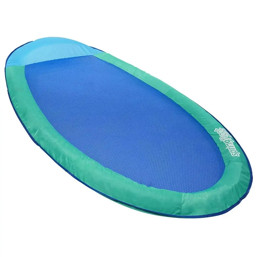 Swimways Spring Water 173cm Float Solid Inflatable Beach/Swimming Pool Mat Blue