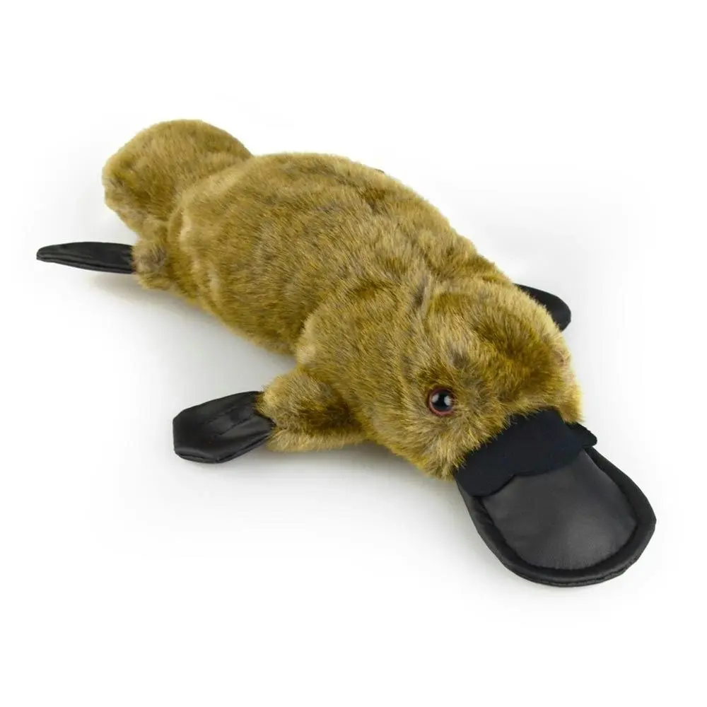 Korimco 37cm Platypus Kids/Children Animal Soft Plush Stuffed Toy Brown 3y+