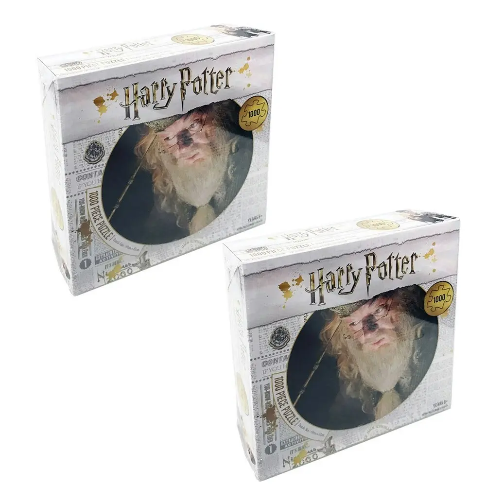 2x 1000pc Harry Potter Dumbledore Face 69cm Jigsaw Puzzle Kids 8y+ Toy/Game