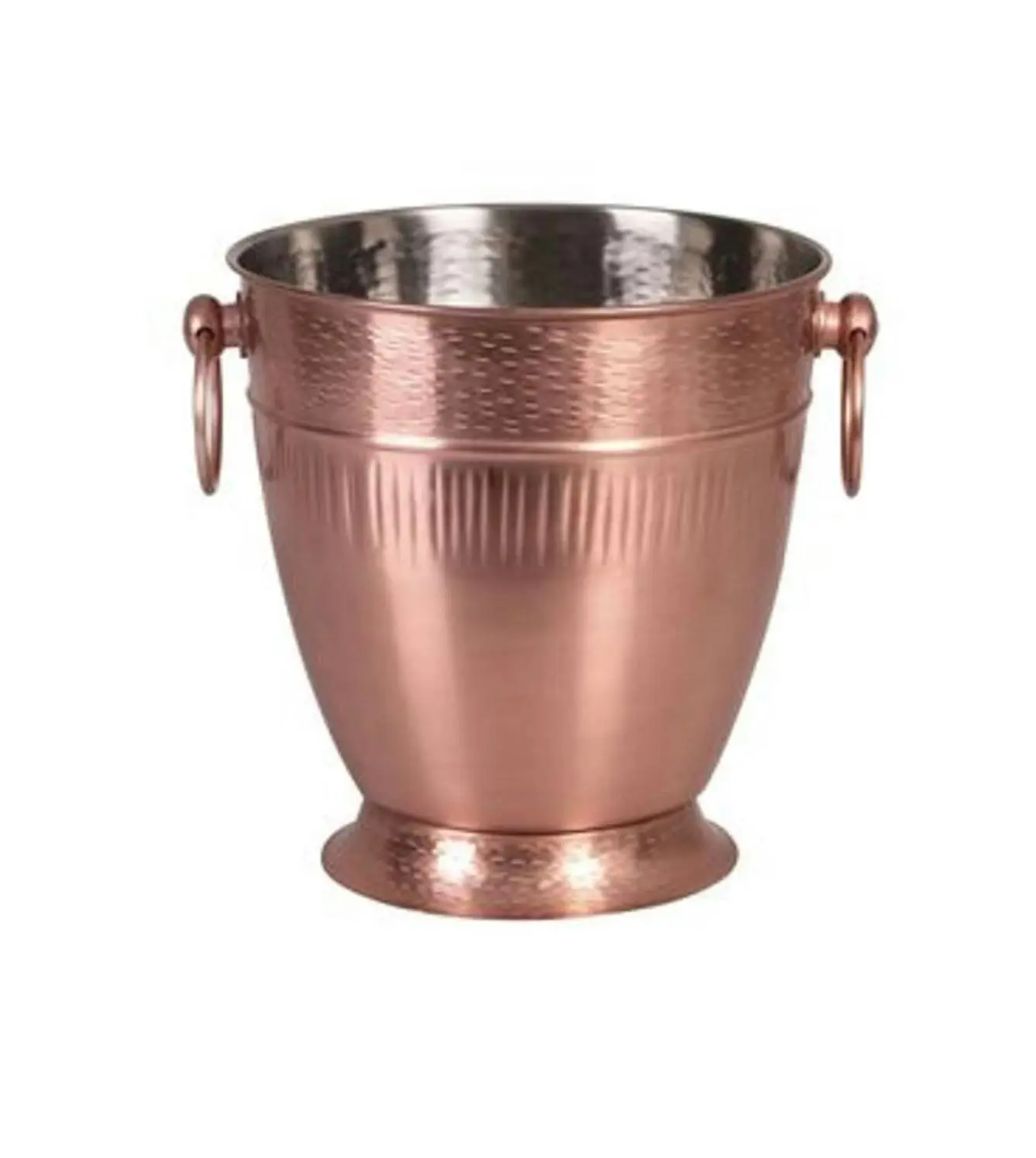 Moda Ribbed Copper Look Champagne Bucket