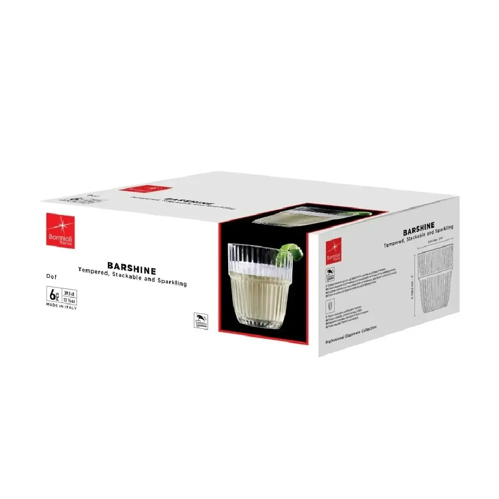 Bormioli Rocco BARSHINE DOF TUMBLER 395ml - SET 6