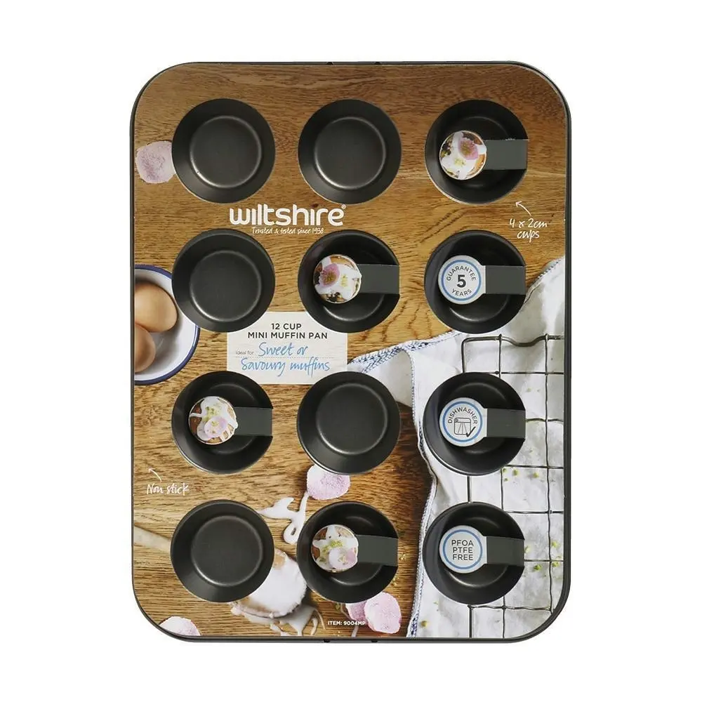 Wiltshire Non Stick 12 Cup Mini Muffin Pan