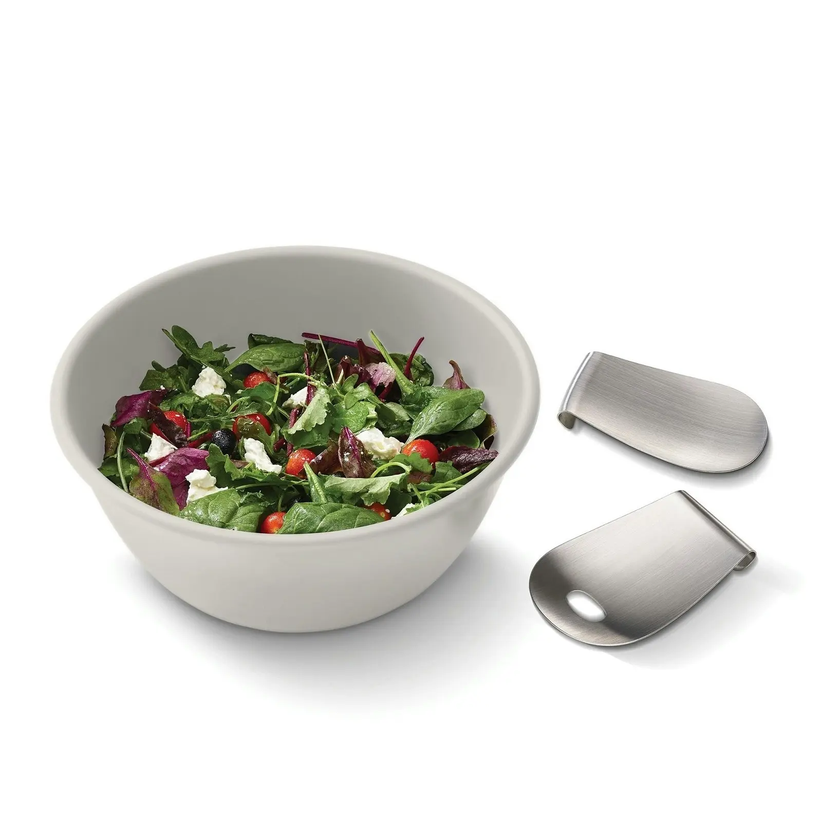 Joseph Joseph Uno Salad Bowl With Stainless Steel Servers