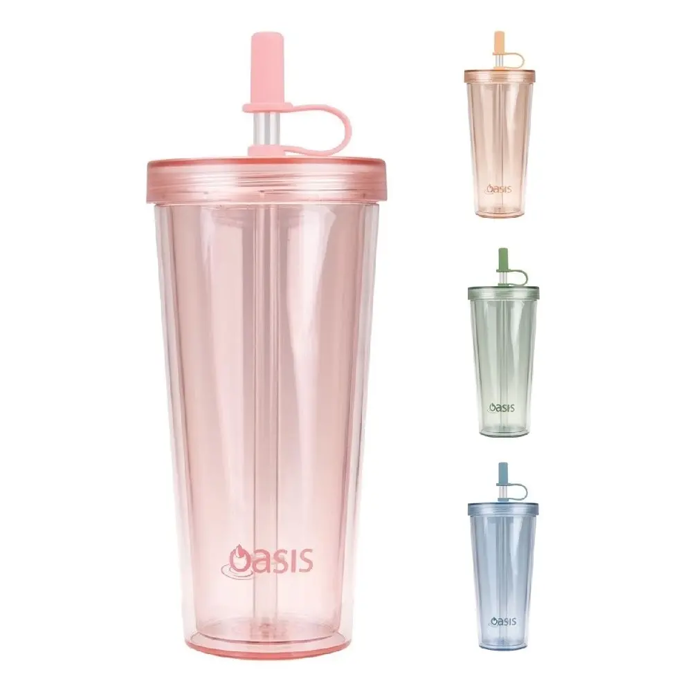 Oasis PLASTIC DOUBLE WALL SMOOTHIE TUMBLER 520ml