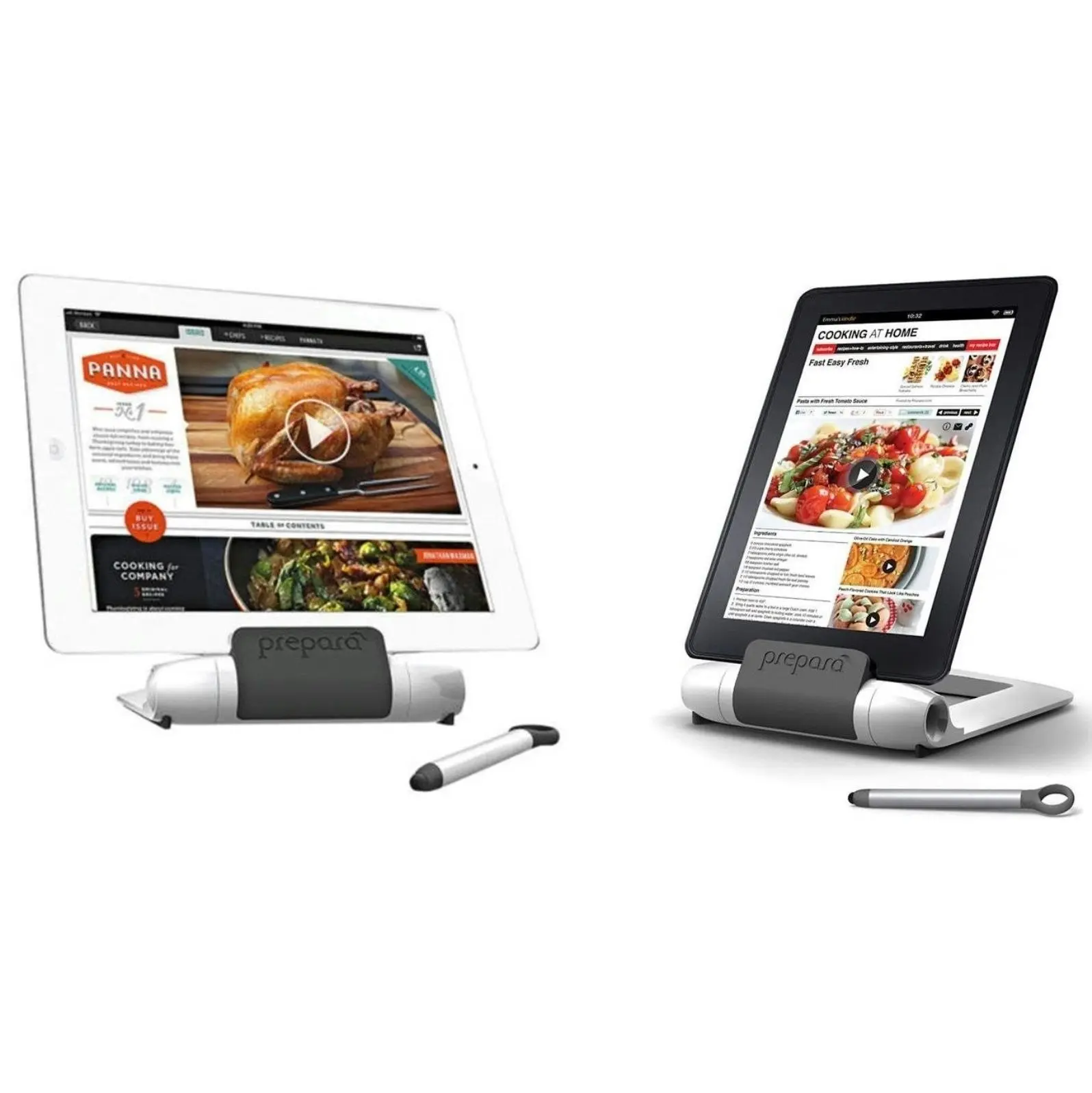 Prepara Iprep Tablet Stand And Stylus   Black Or White