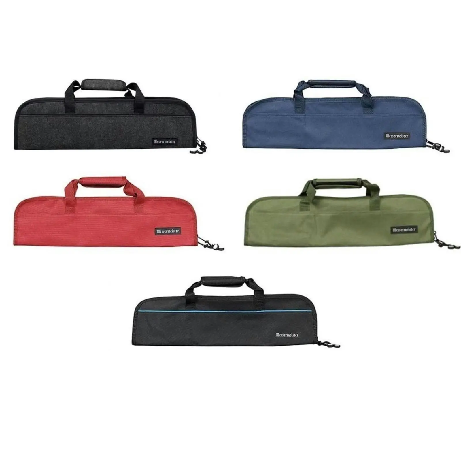 Messermeister 5 Pocket Knife Roll   5 Colours