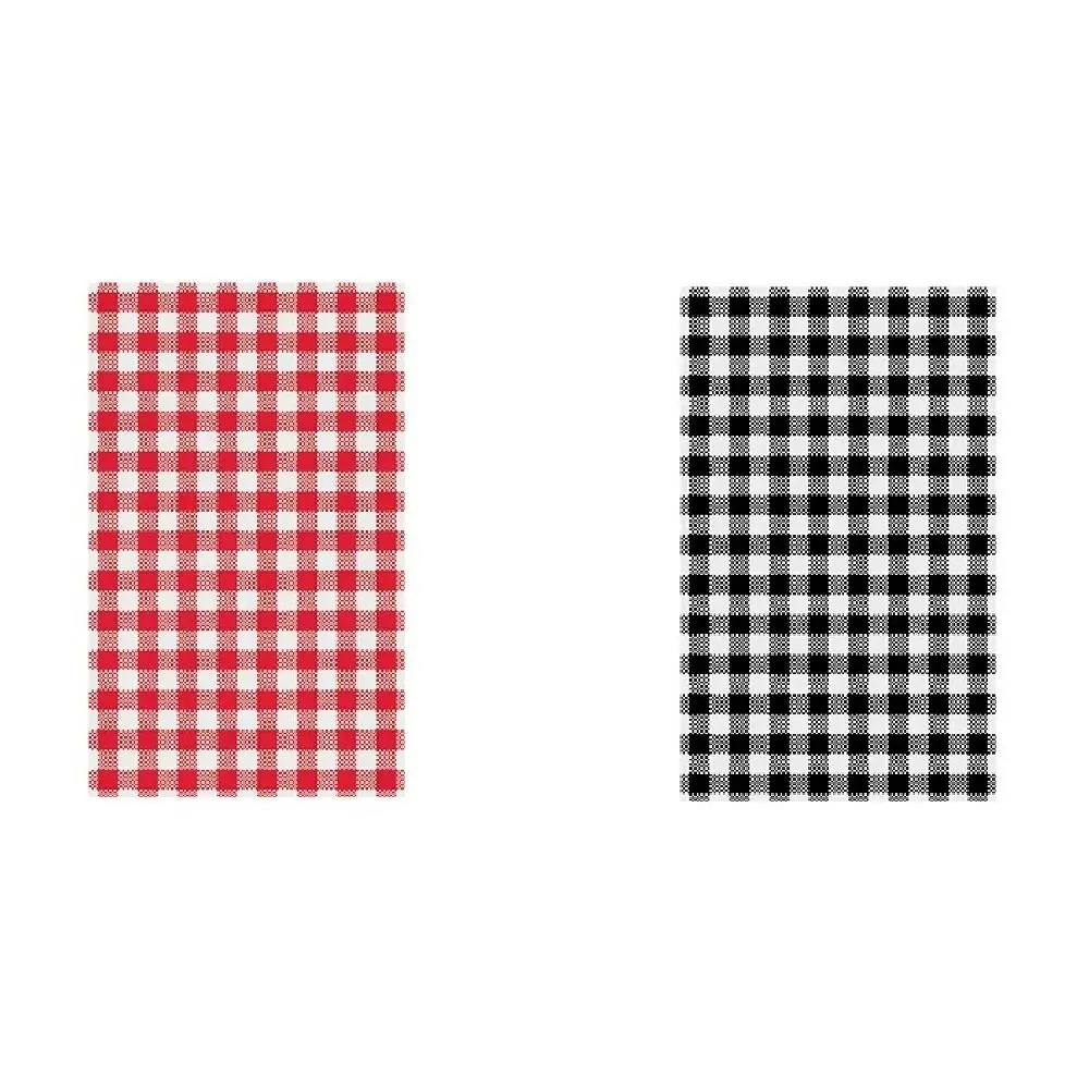 Gingham Greaseproof Paper   Pack 200