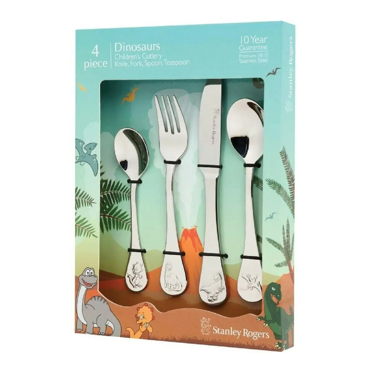 Stanley Rogers Children's Cutlery Set   Dinosaurs