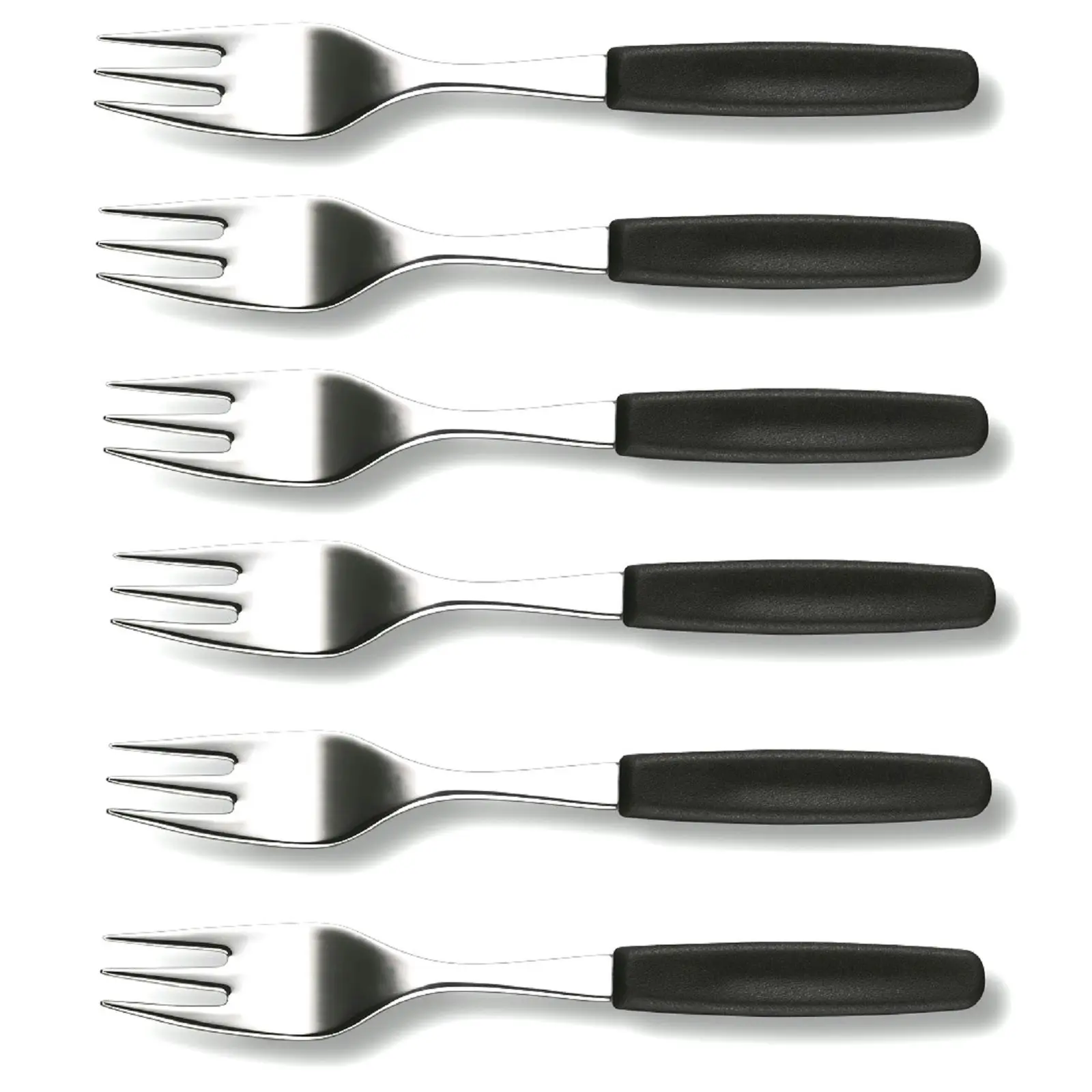 Victorinox Black Cake Fork   Set 6