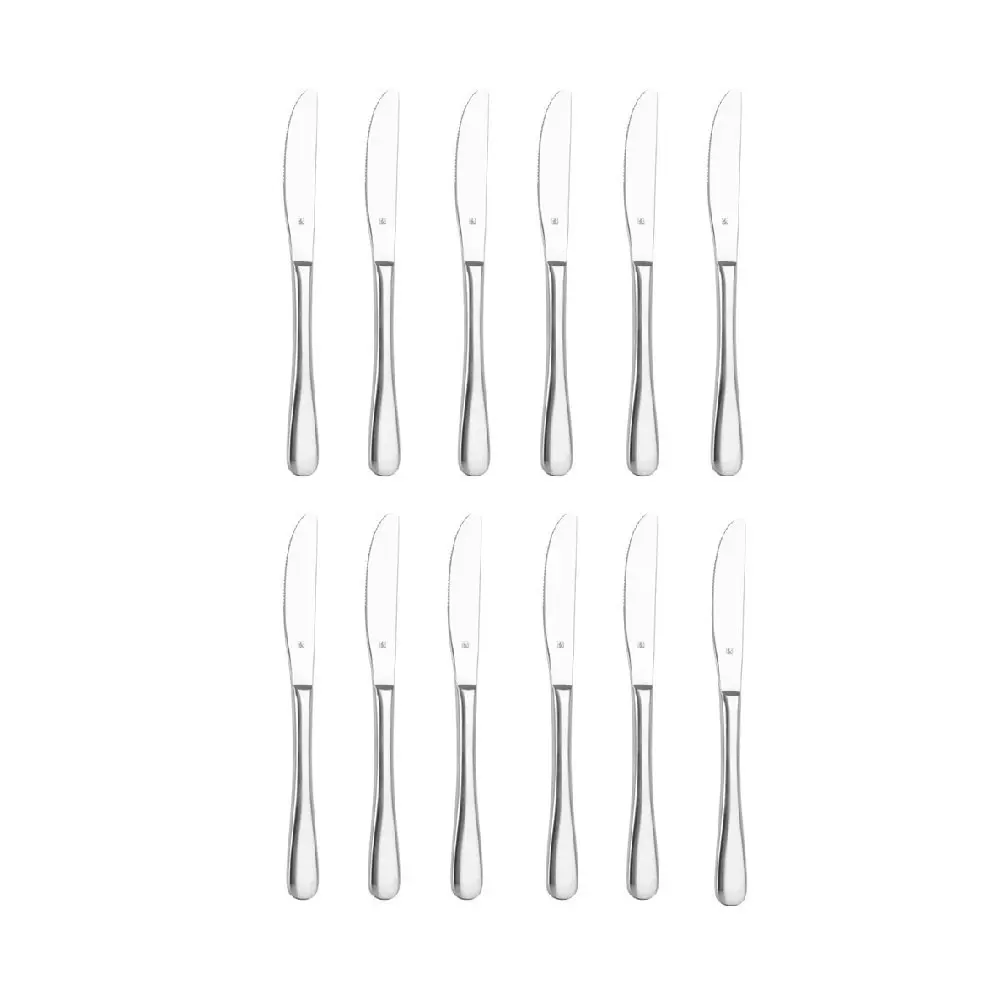 Tablekraft Luxor Stainless Steel Desssert Knife Set 12