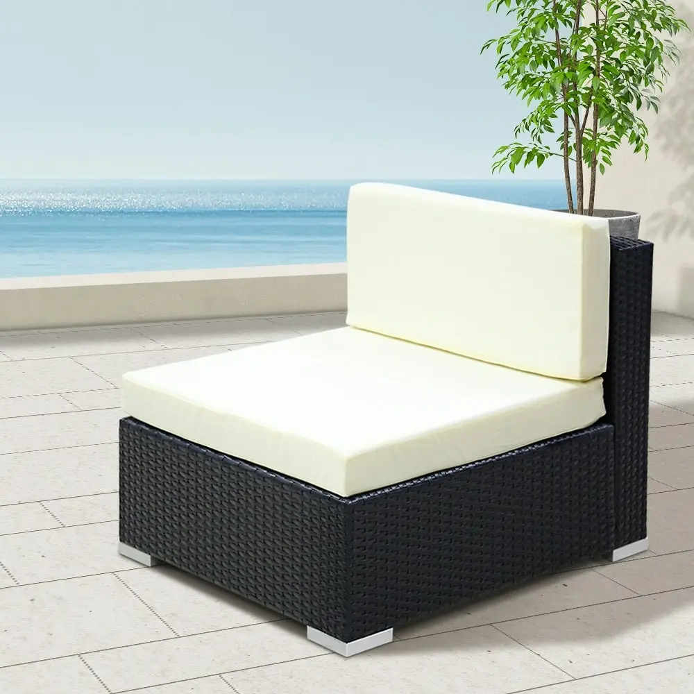 Gardeon 2 PCS Outdoor Furniture Lounge Setting Wicker Sofa Set Rattan Patio