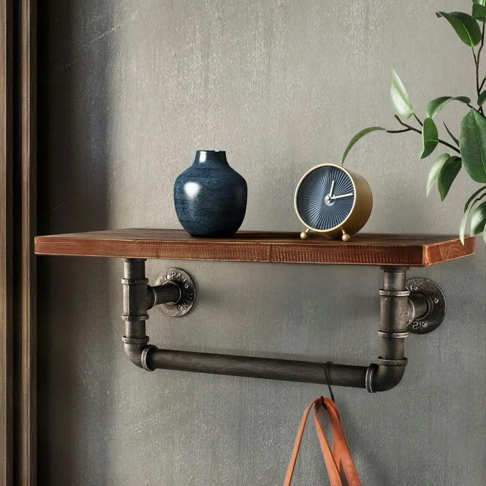 Artiss Floating DIY Pipe Shelf - IVES