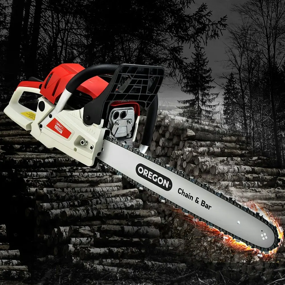 Giantz Chainsaw Petrol 52CC 20" Oregon Bar Commercial E-Start Pruning Chain Saw,Giantz Chainsaw Petrol 88CC 24" Oregon Bar Commercial E-Start Pruning Chain Saw