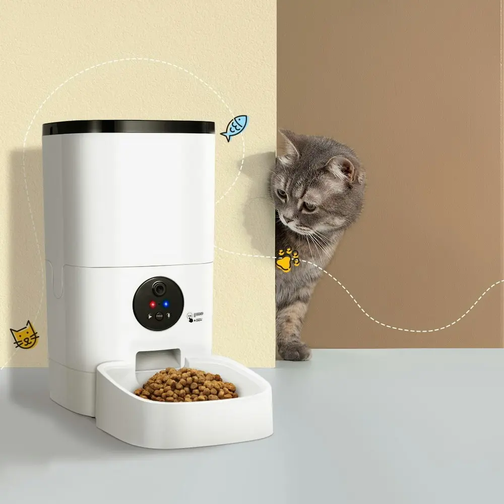 i.Pet Automatic Pet Feeder 6L Wifi Camera Dog Cat Smart Food Dispenser Timer