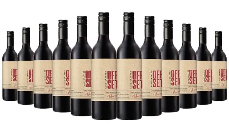 Off Set Shiraz 2023 Red Wine - 12 Bottles