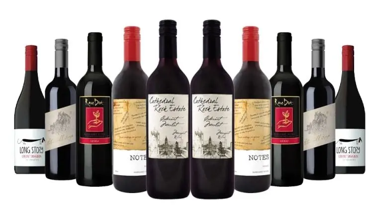 Grape Gallery Red Wines Mixed - 10 Bottles : Captivating Blend of Margaret River & SA Reds