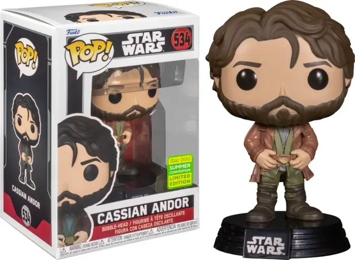 Star Wars: Andor - Cassian Andor Pop! Vinyl Figure (2022 Summer Convention Exclusive)