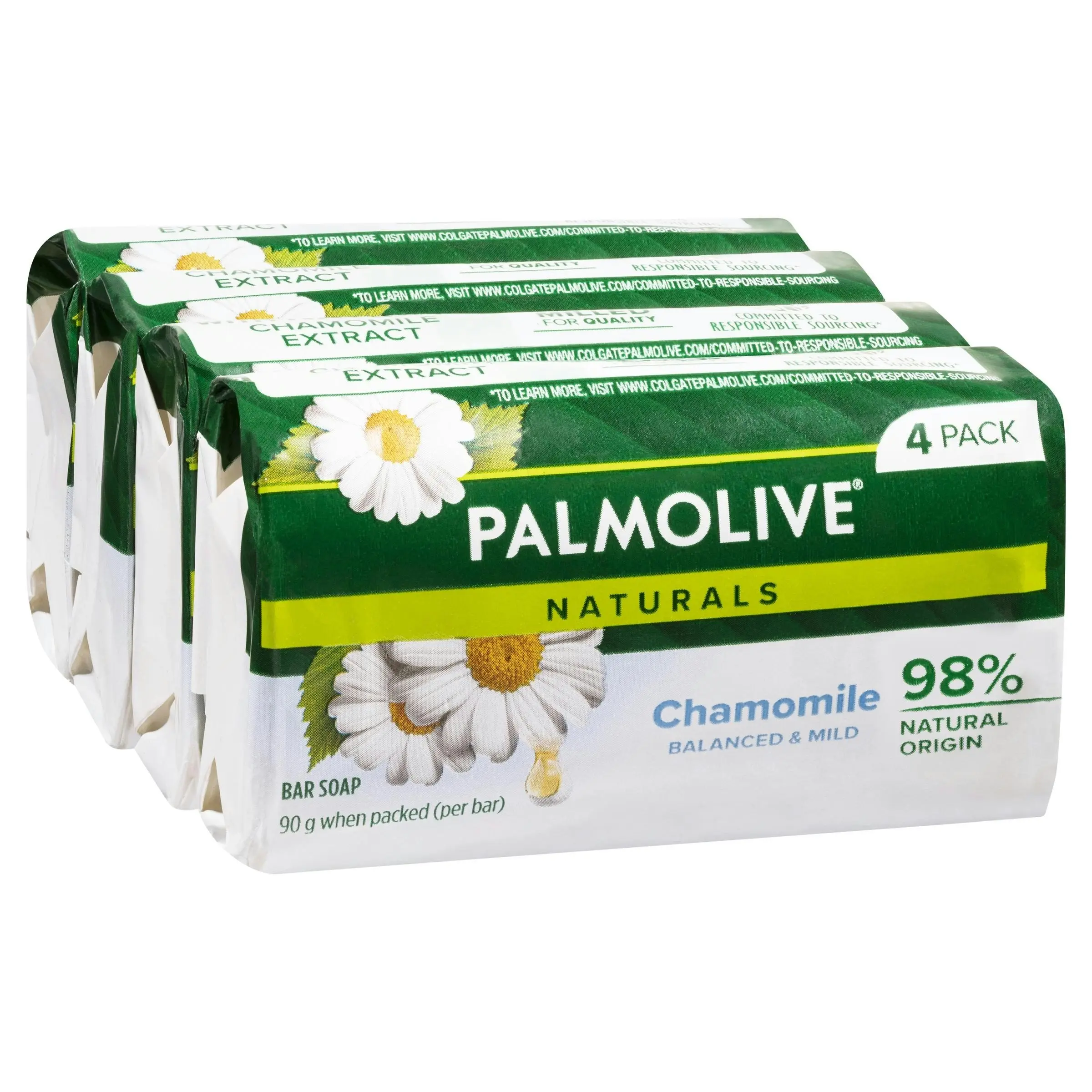 Palmolive Naturals Soap with Chamomile 90g - 4 Pack