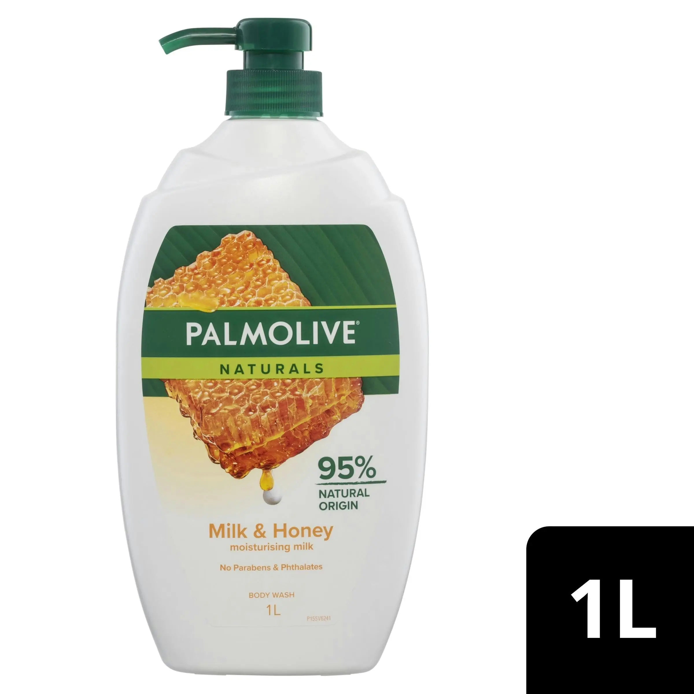 Palmolive Naturals Milk & Honey Body Wash 1L