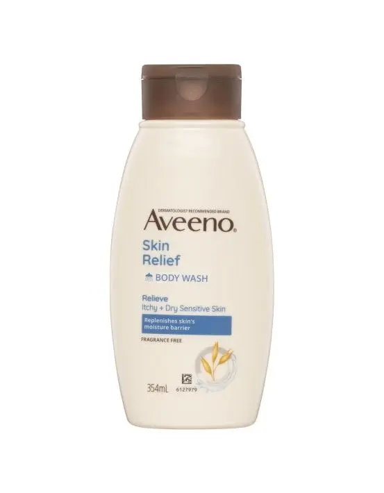 Aveeno Skin Relief Fragrance Free Body Wash 354mL