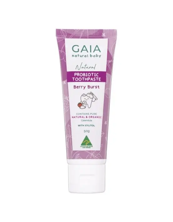 Gaia Natural Baby Probiotic Toothpaste Berry Burst 50g