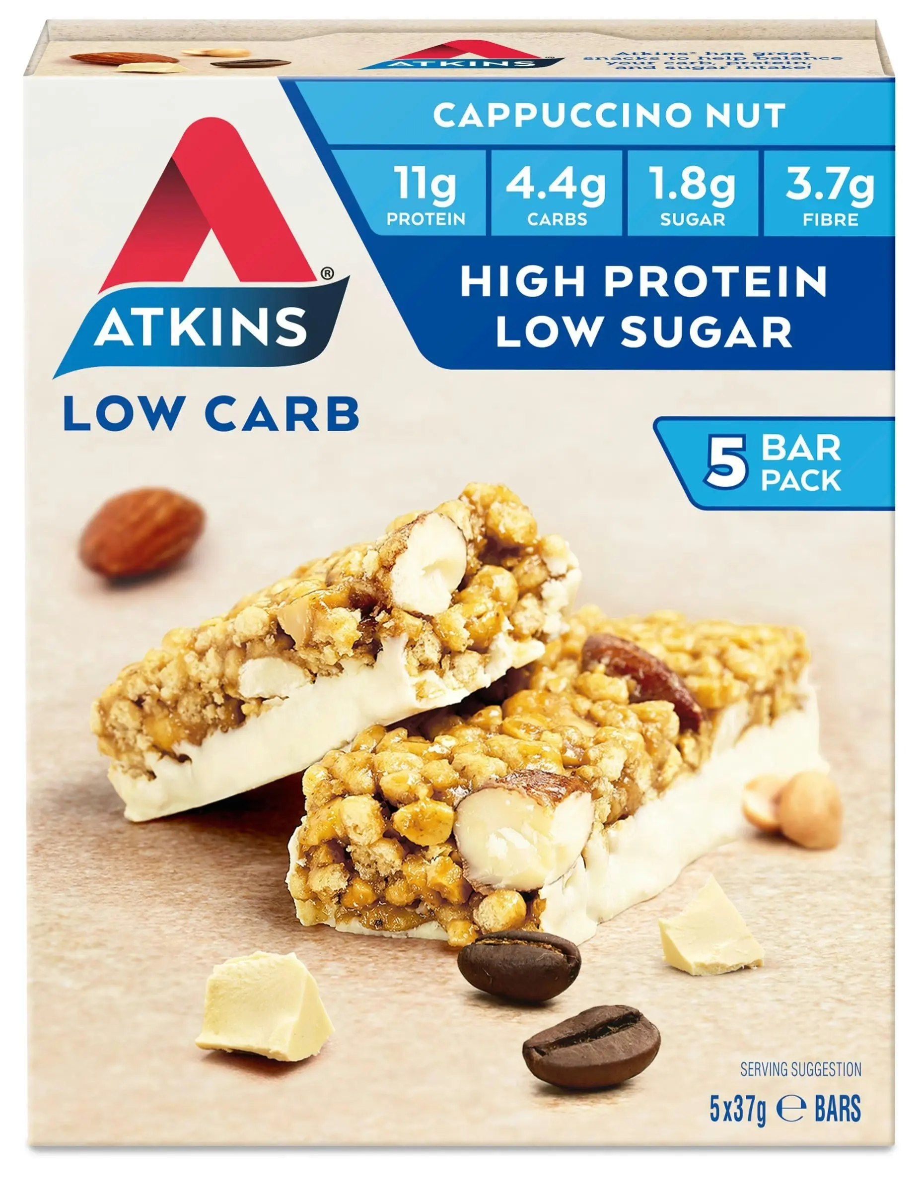 Atkins Daybreak Cappuccino Nut Bar 5 Pack