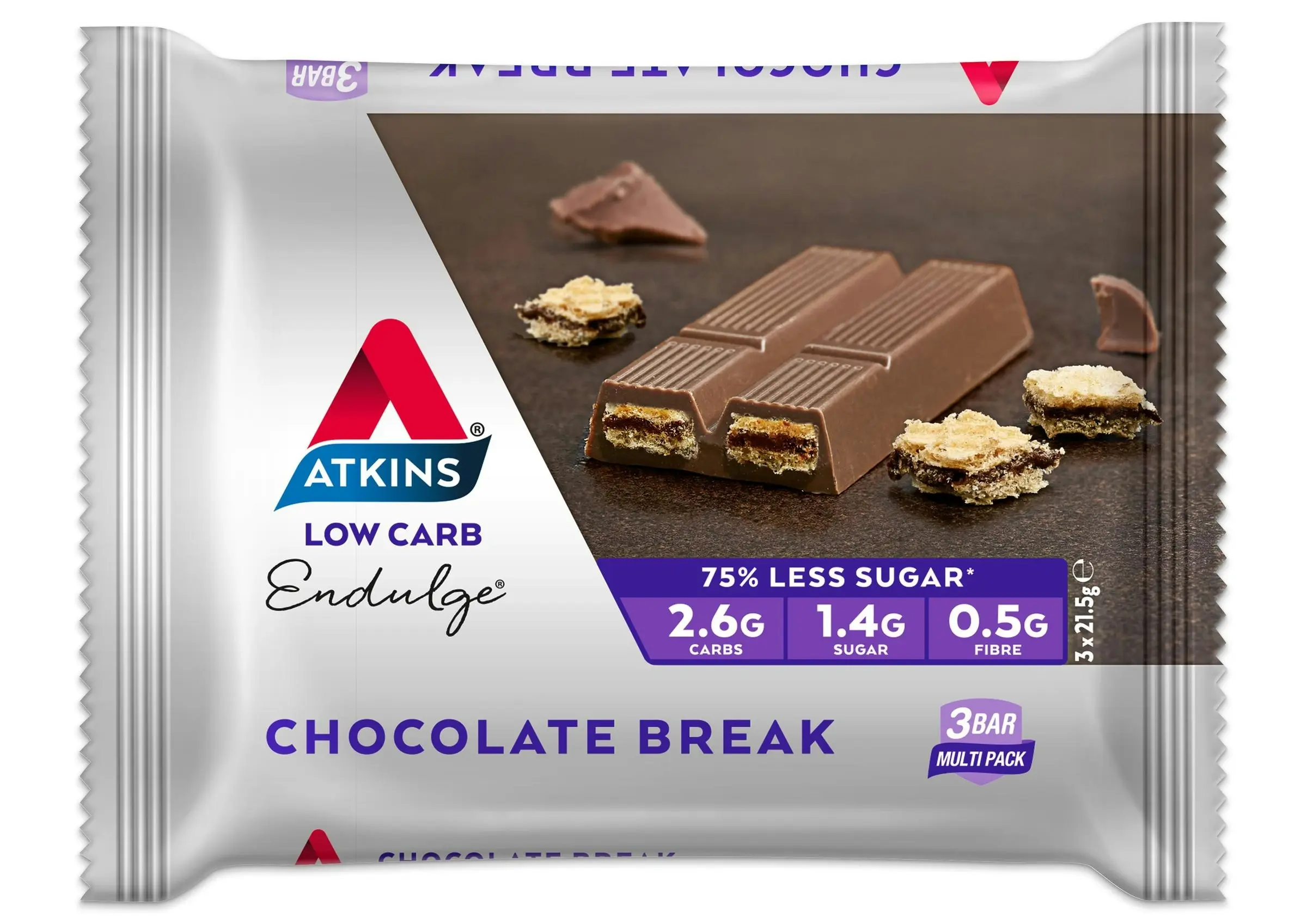 Atkins Endulge Chocolate Break Bar 64g