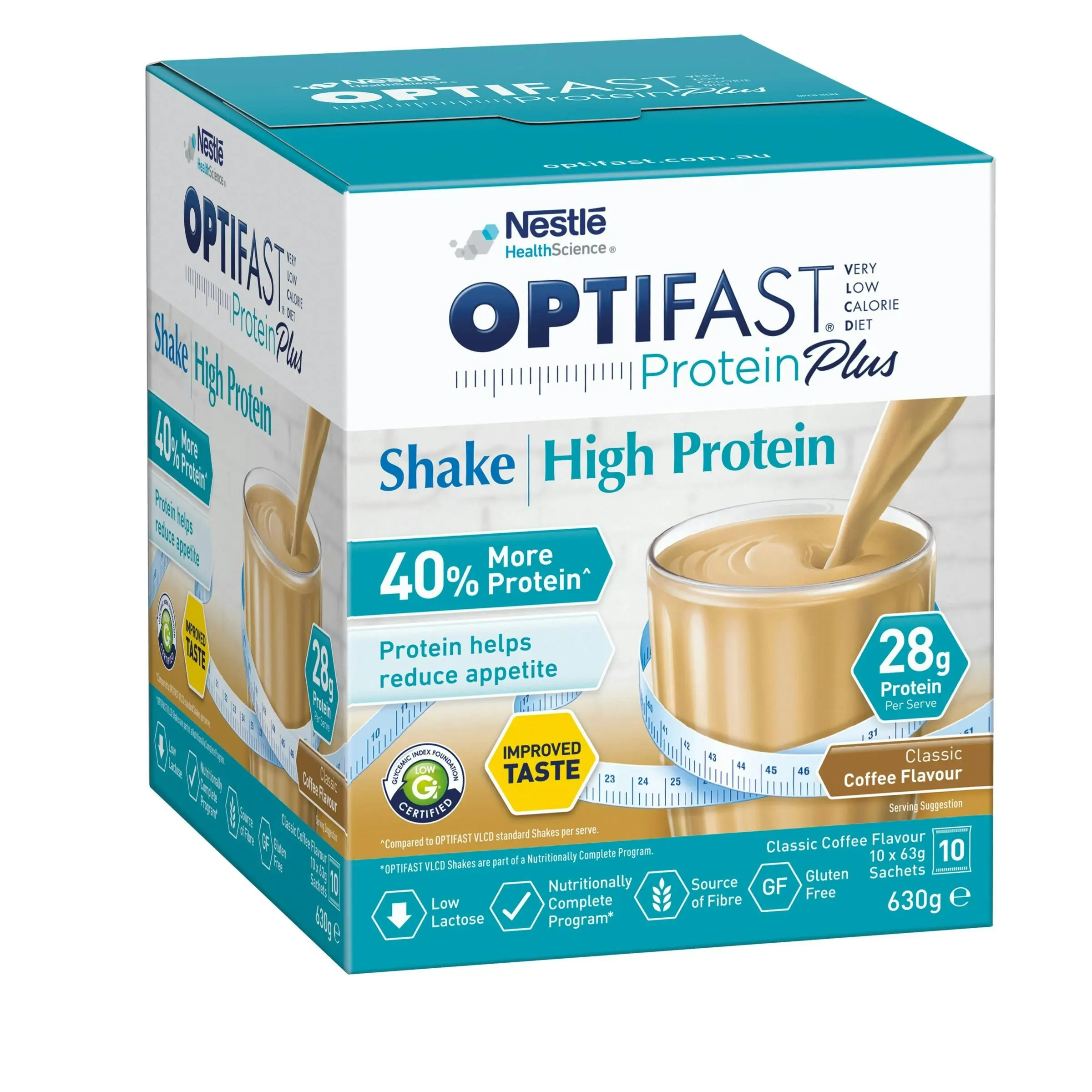 OPTIFAST Protein Plus Shake Coffee 63g x 10 Sachets