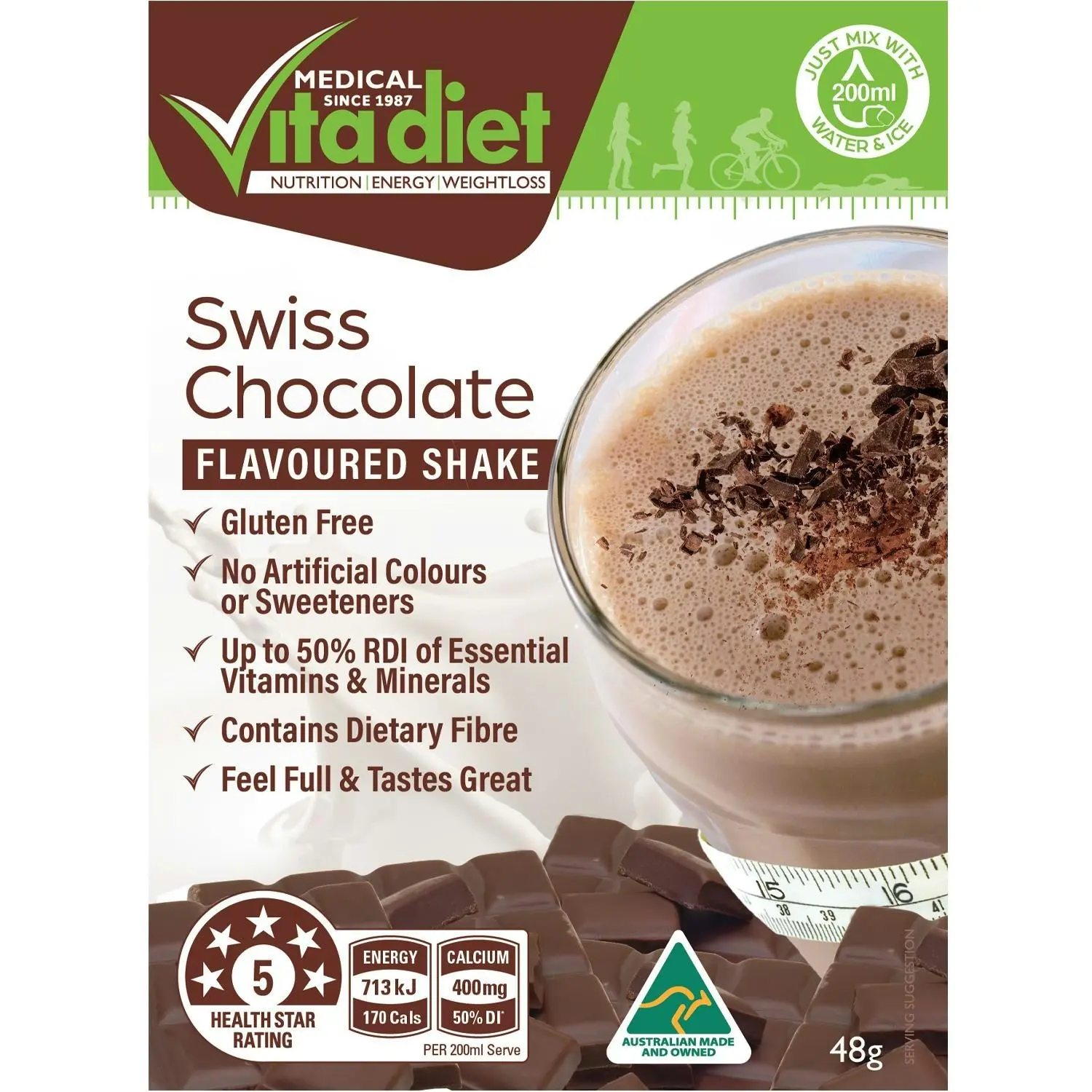 Vita Diet Shake Swiss Chocolate Single Sachet