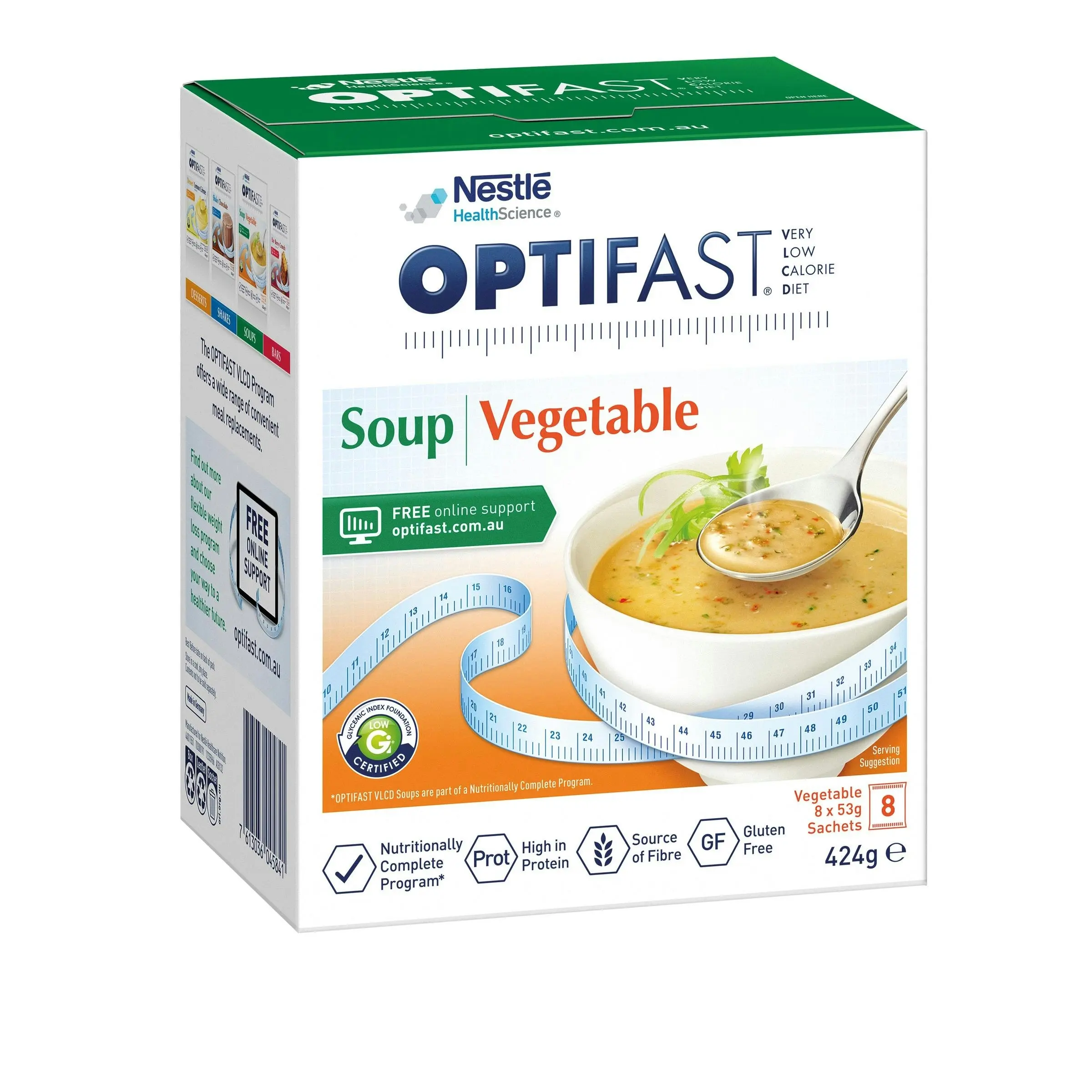 OPTIFAST VLCD Vegetable Soup 8 x 53g