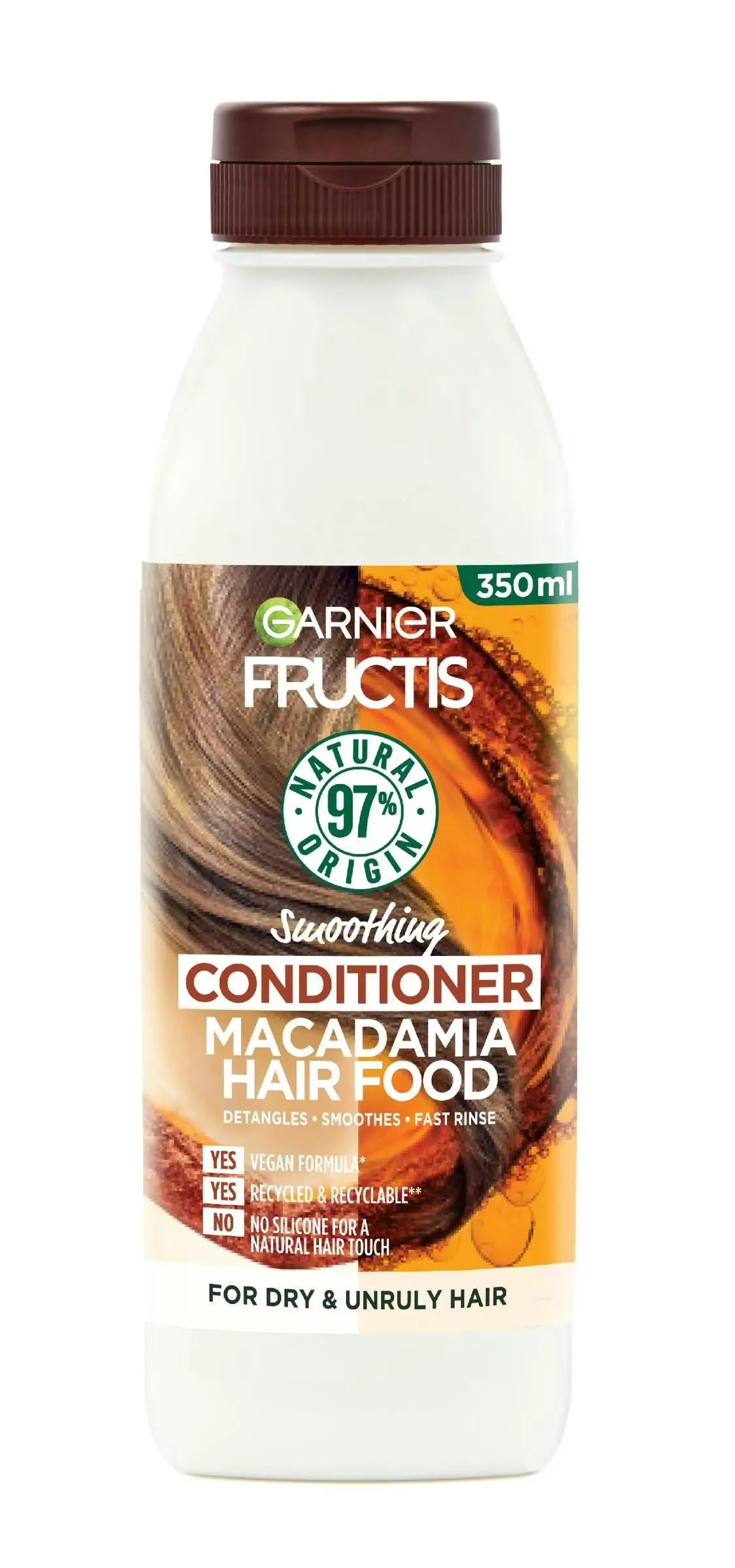 Garnier Fructis Hair Food Smoothing Macadamia Conditioner 350ml