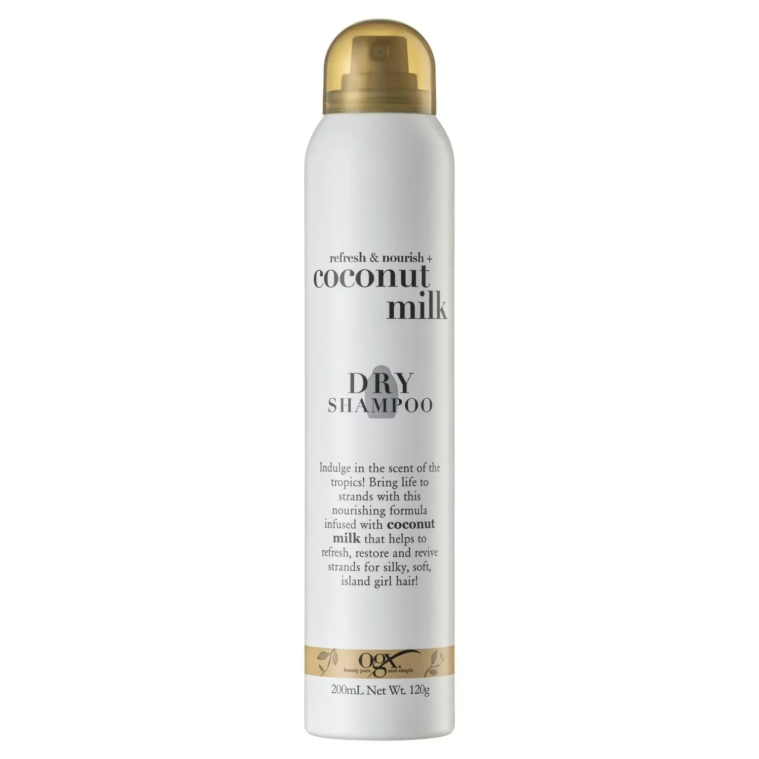 OGX Refresh & Nourish + Coconut Milk Dry Shampoo 200ml