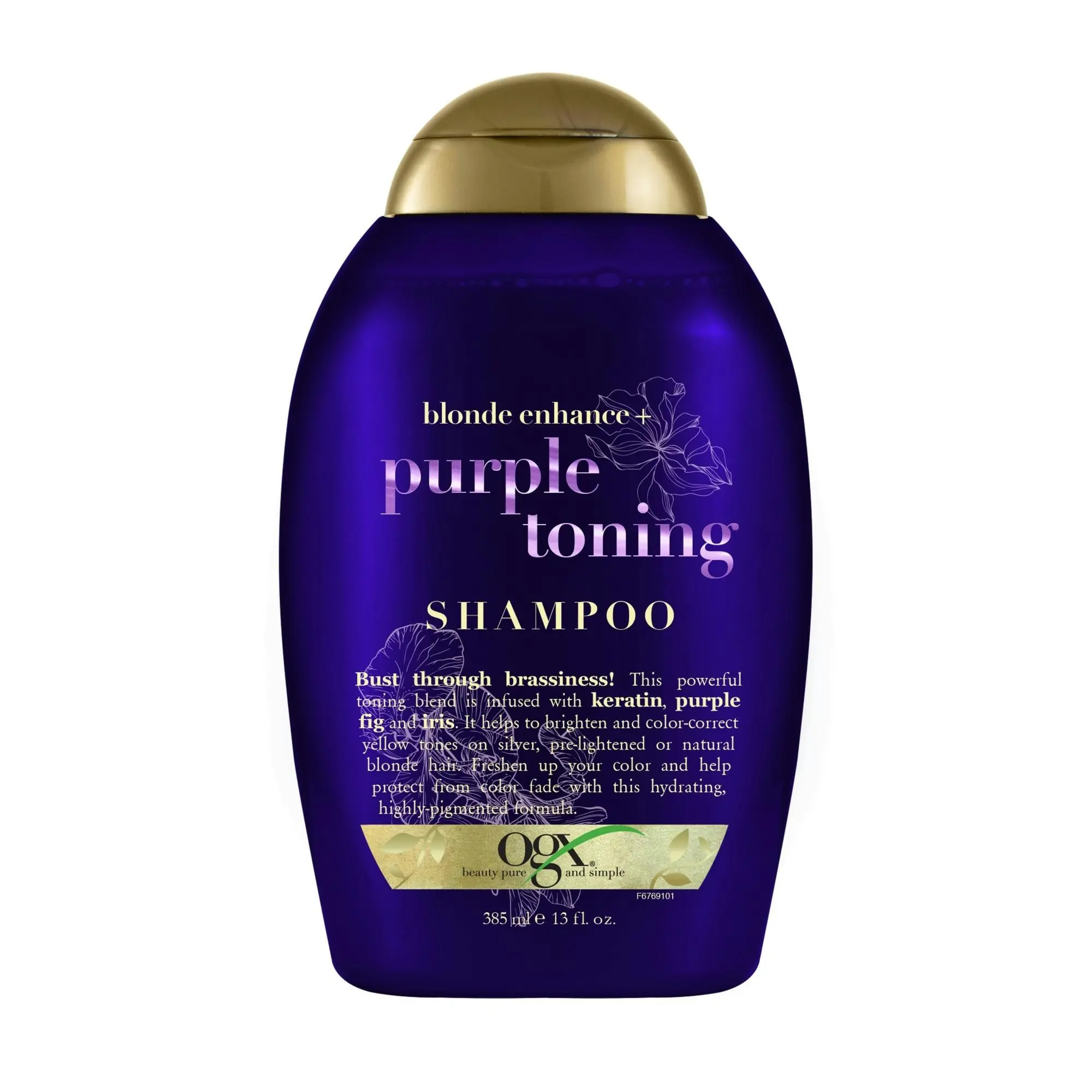 OGX Blonde Enhance + Purple Toning Shampoo 385ml