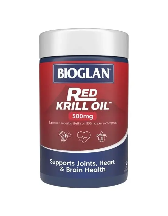 Bioglan Red Krill Oil 500mg 120 Capsules