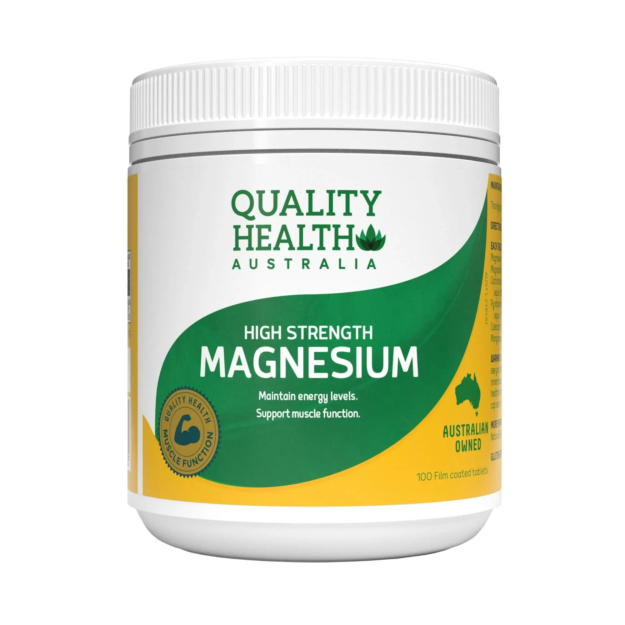 Quality Health High Strength Magnesium 100 Tablets