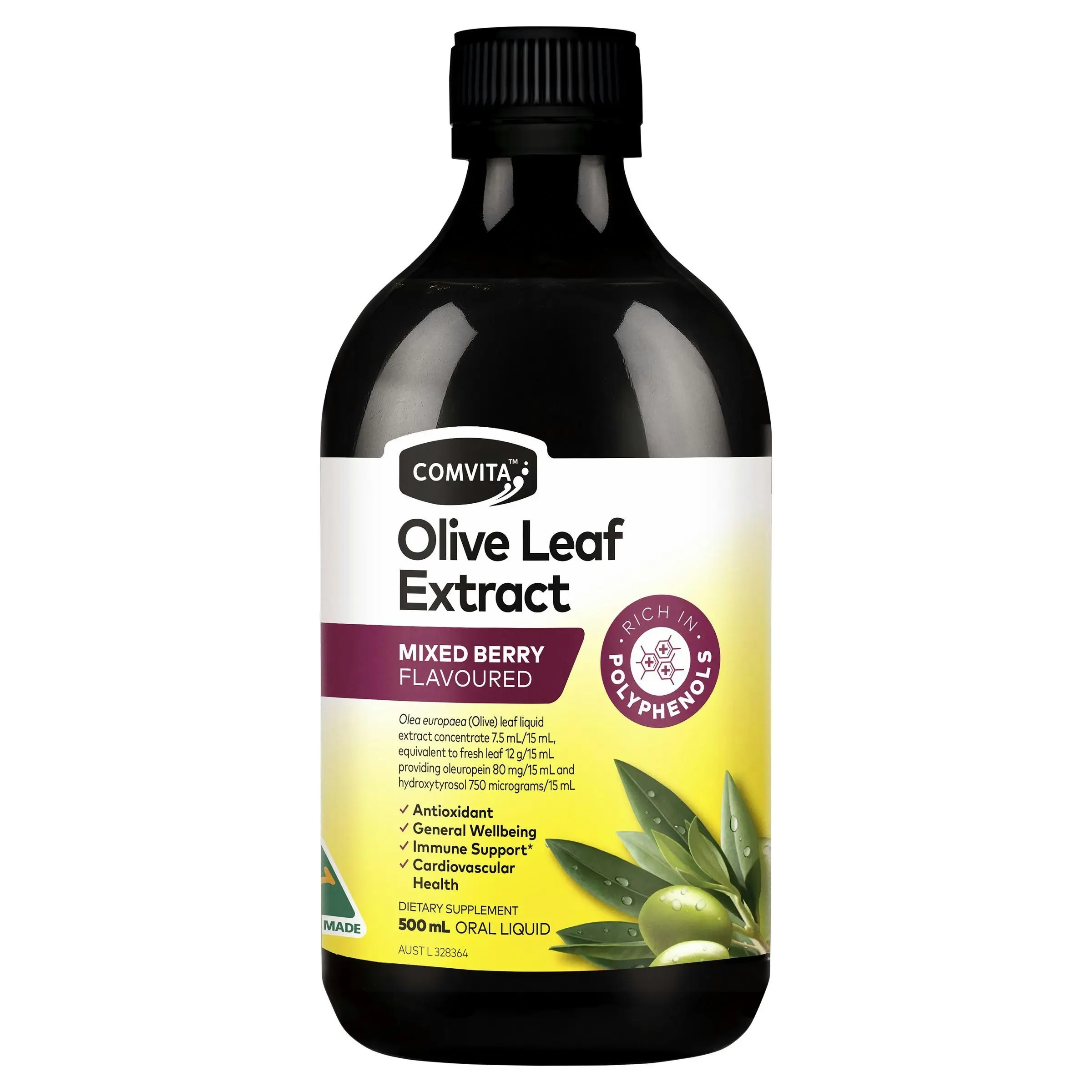 Comvita Olive Leaf Extract Mixed Berry 500ml