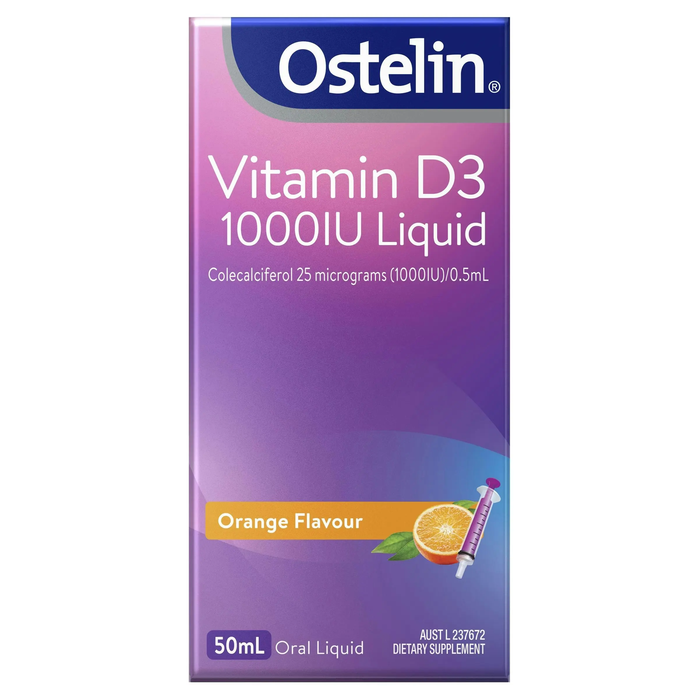 Ostelin Vitamin D3 1000IU Liquid 50mL