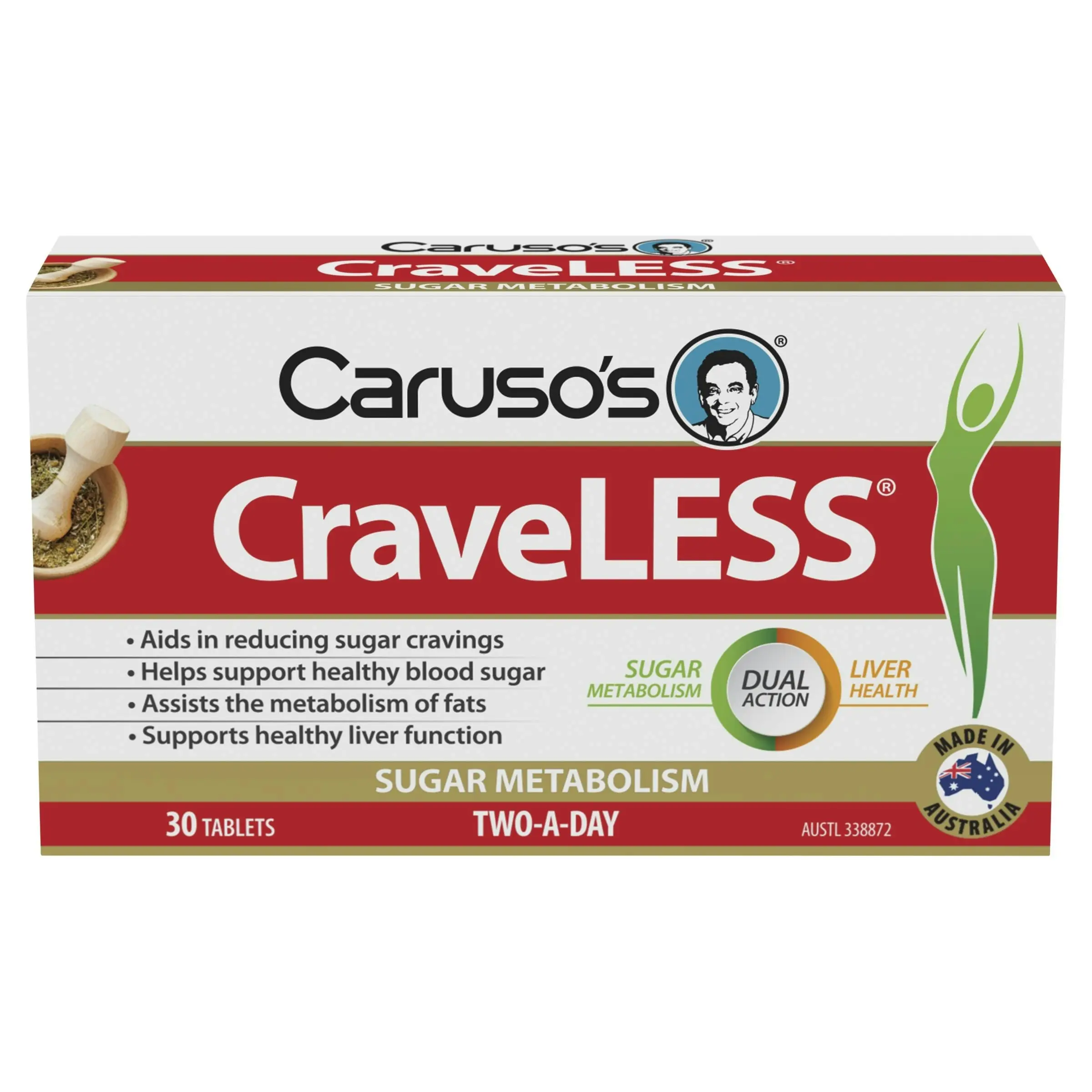 Caruso's Natural Health Craveless 30 Tablets