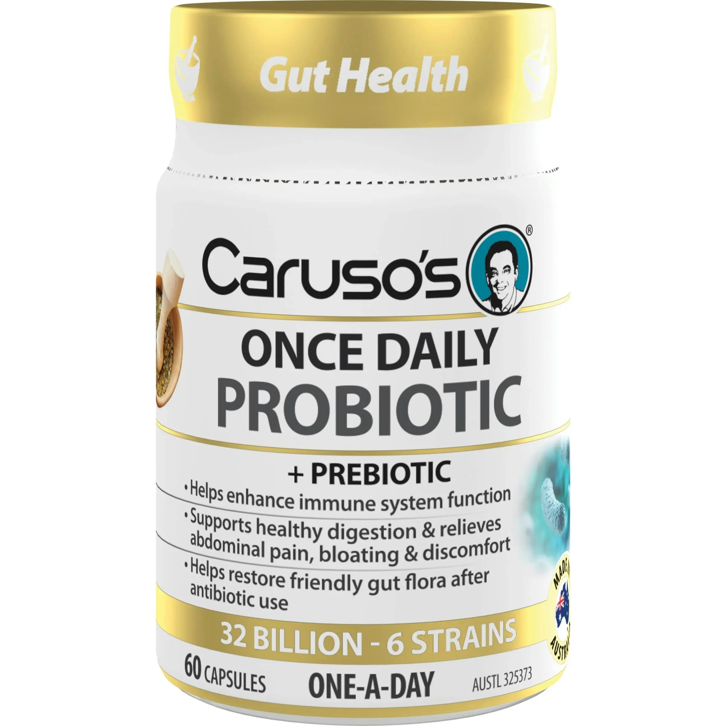 Caruso's Natural Health Probiotic - Once Daily 60 Capsules