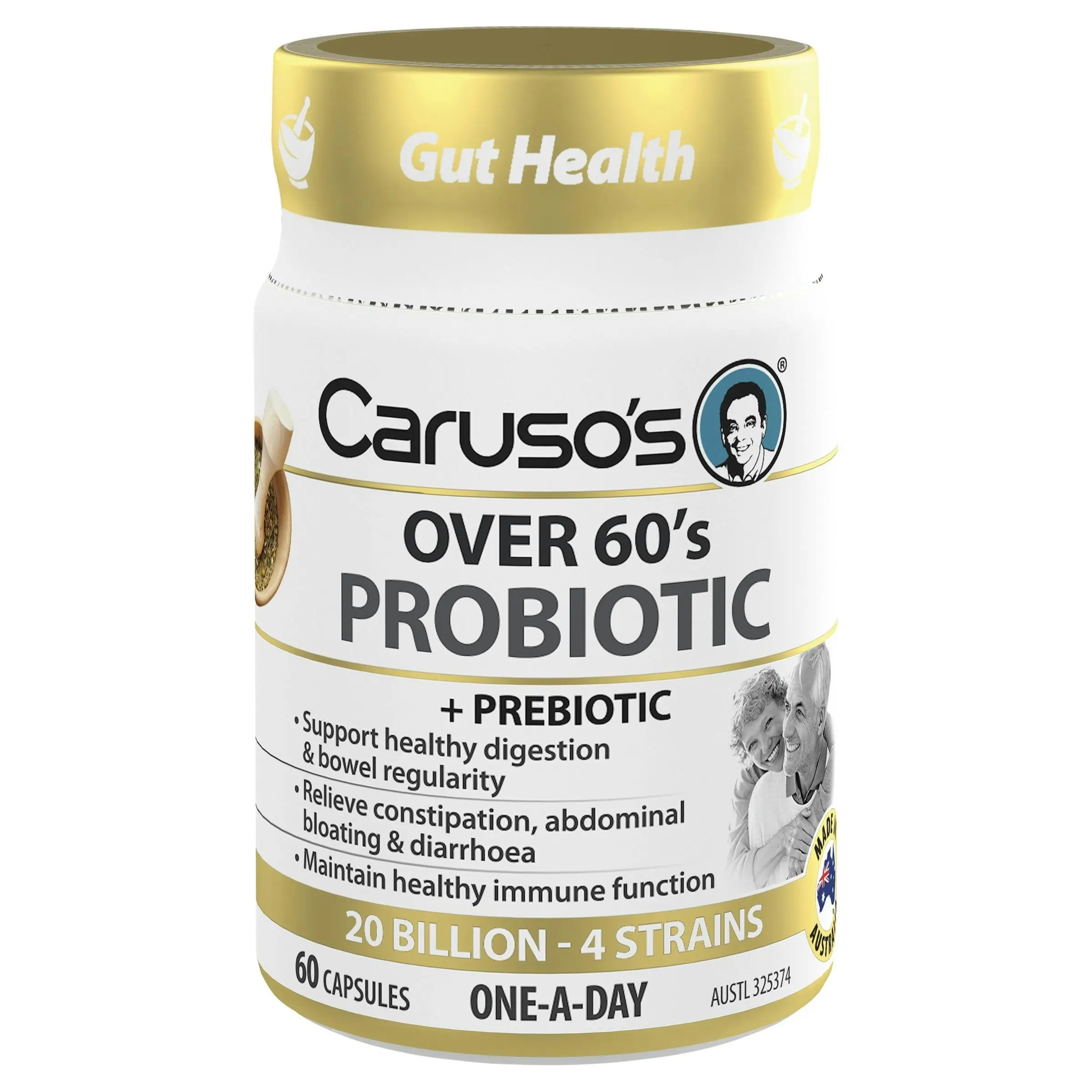 Caruso's Natural Health Probiotic - Over 60S 60 Capsules