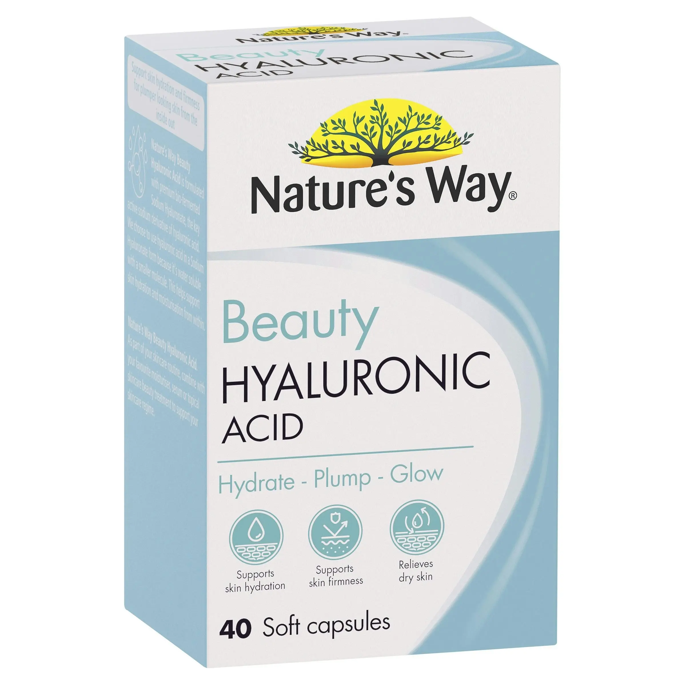 Nature's Way Beauty Hyaluronic Acid 40 Capsules