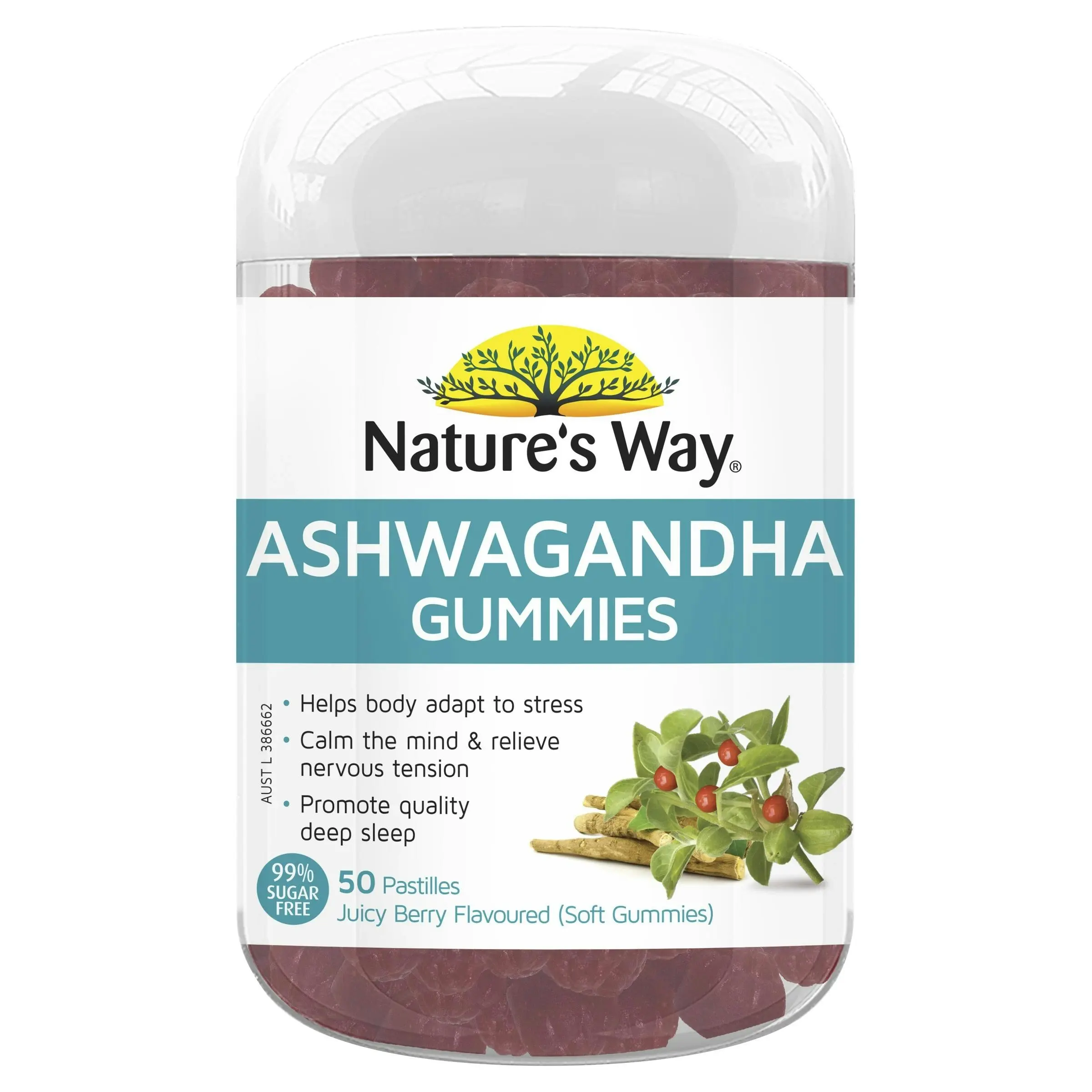 Nature's Way Ashwagandha Gummies 50 Pastilles