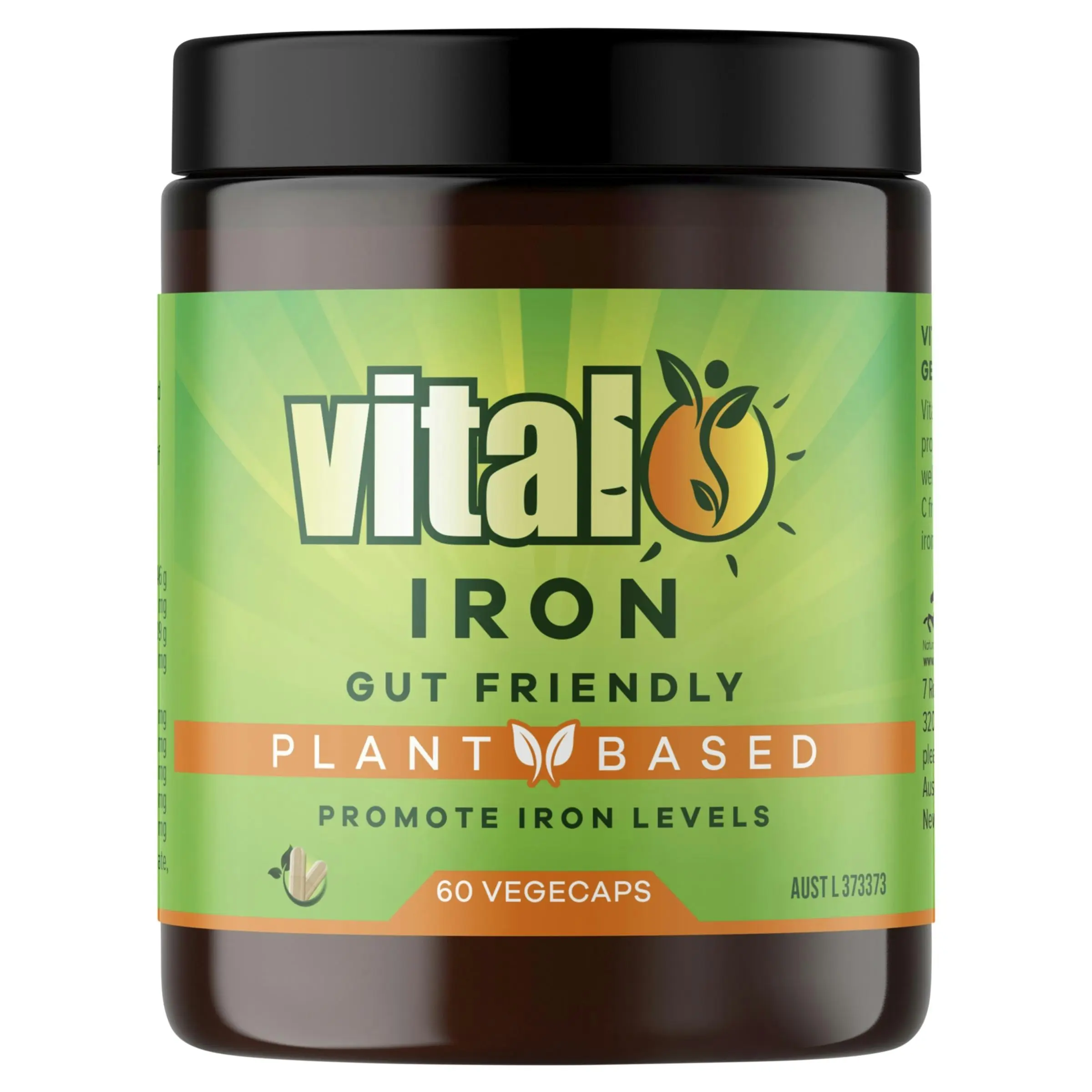 Vital Vegan Iron Vegecaps 60 Capsules