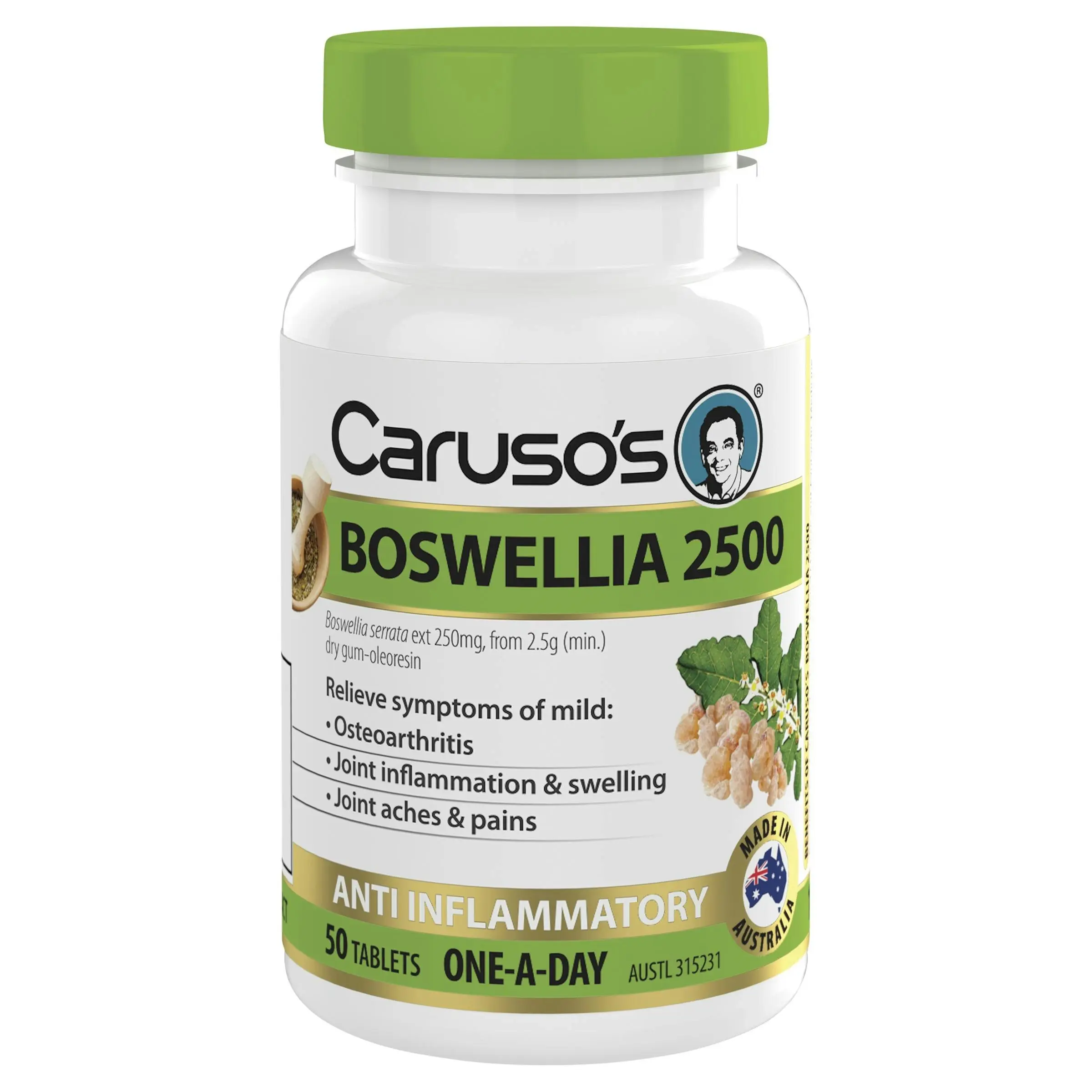 Caruso's Natural Health Boswellia 2500 50 Tablets