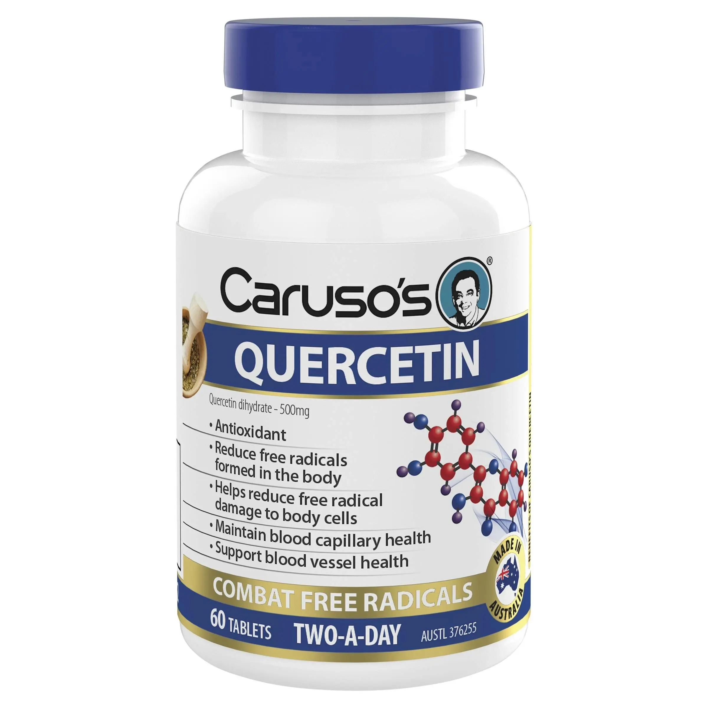 Caruso's Quercetin 500mg 60 Tablets