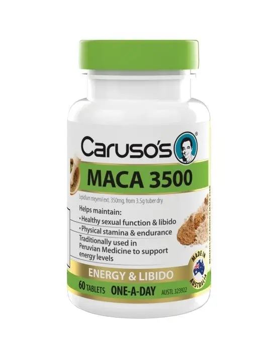 Caruso's Natural Health Maca 3500 60 Tablets